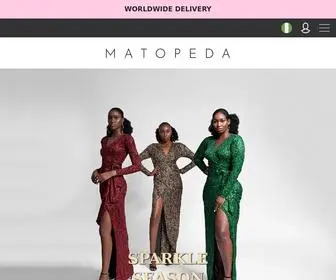 Matopeda.com(A story behind the dress) Screenshot