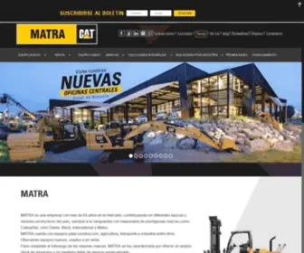 Matra.co.cr(Maquinaria) Screenshot