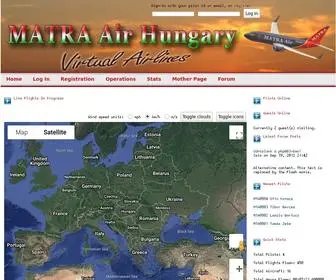 Matraair.hu(MATRA Airlines Your Page Title) Screenshot