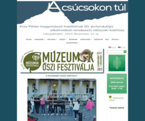 Matramuzeum.hu(Nyitólap) Screenshot