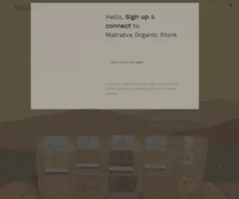 Matratva.co.in(Matratva Organic Store) Screenshot