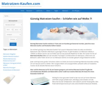 Matratzen-Kaufen.com(Günstig Matratzen kaufen) Screenshot