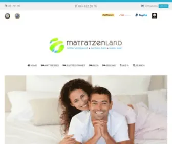 Matratzenland.ch(Matratzen online Shop CH Probeschlafen Gratislieferung ab 500) Screenshot