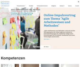 Matratzenverband.de(Fachverband Matratzenindustrie e) Screenshot