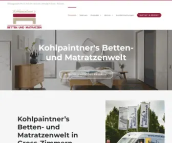 Matratzenwelt.net(Kohlpaintner’s Betten & Matratzen) Screenshot