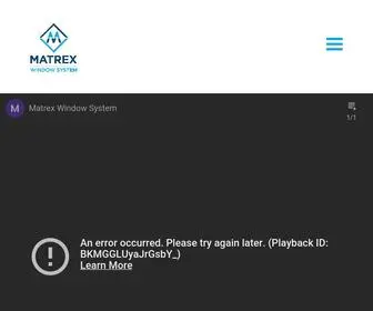 Matrexwindow.com(Matrex Windows) Screenshot