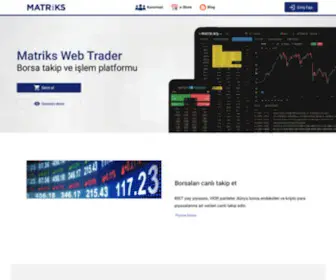 Matrikswebtrader.com(Matriks Web Trader) Screenshot