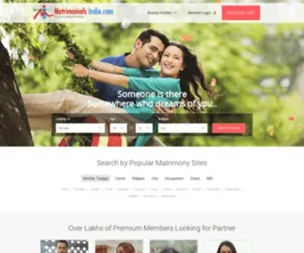 Matrimonialsindia.com(Matrimony Site) Screenshot