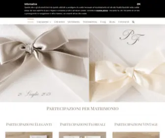 Matrimonioepartecipazioni.it(Partecipazioni Matrimonio e Nozze a Firenze (Toscana)) Screenshot