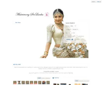 Matrimonysrilanka.com(Free Marriage Proposals) Screenshot