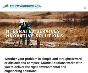 Matrix-Solutions.com(Whether your problem) Screenshot