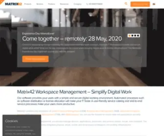 Matrix42.com(Workplace Management) Screenshot
