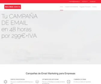 MatrixData.es(Marketing fax) Screenshot
