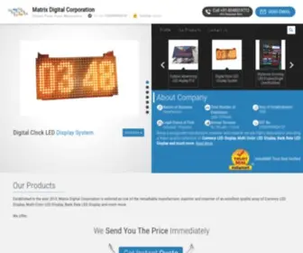 MatrixDisplaysystem.com(Matrix Digital Corporation) Screenshot