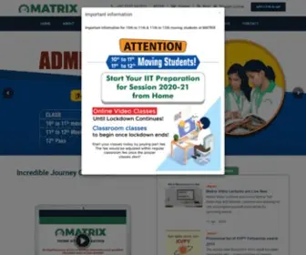Matrixedu.in(Matrix Sikar) Screenshot