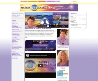 Matrixenergetics.com(Matrix Energetics Transformational seminars taught by Richard Bartlett & Melissa Joy) Screenshot