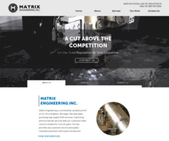 Matrixenginc.com(Matrix Engineering Inc) Screenshot
