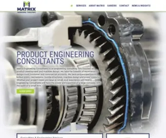 Matrixengrg.com(Matrix Engineering Consultants) Screenshot