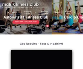 Matrixfitnessclub.com(Matrix Fitness Club) Screenshot