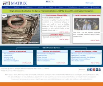 Matrixgroup.in(Recovery of debt service) Screenshot