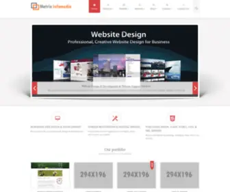 Matrixinfomedia.com(Matrix Infomedia Pvt Ltd) Screenshot