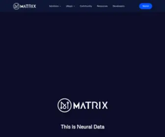 Matrix.io(Matrix AI Network) Screenshot