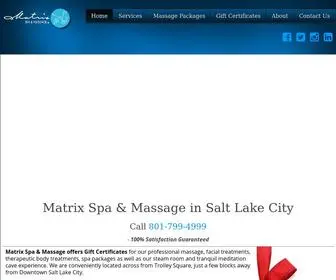 Matrixmassagespa.com(Matrix Massage & Spa) Screenshot