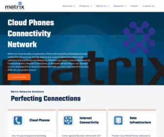 Matrixnetworks.com(Matrix Networks) Screenshot