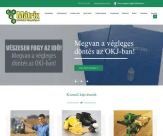 Matrixoktatas.hu(Mátrix Oktatási Központ) Screenshot