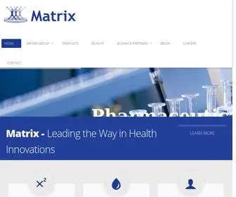 Matrixpharma.com.pk(Matrix) Screenshot