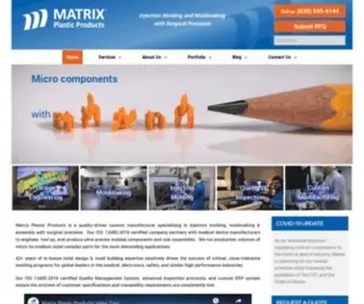 Matrixplastic.com(Matrix Plastic Products) Screenshot