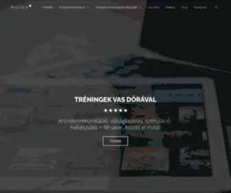 Matrixpr.hu(Kríziskommunikáció és reputációvédelem) Screenshot