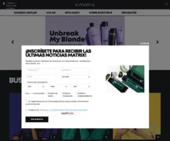 Matrixprofessional.com.mx(México) Screenshot