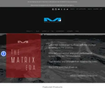 Matrixracingproducts.com(Matrix Concepts) Screenshot