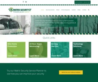 Matrixsecurity.co.nz(Security Systems) Screenshot