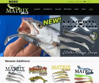 Matrixshad.com(Matrix Shad Fishing Lures) Screenshot