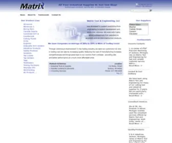 Matrixtoolusa.com(Matrix Tool & Engineering) Screenshot