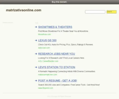 Matrizativaonline.com(Matriz Ativa Online) Screenshot