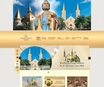 Matrizsaopedro.org.br(Paróquia São Pedro Apóstolo de Tupã) Screenshot