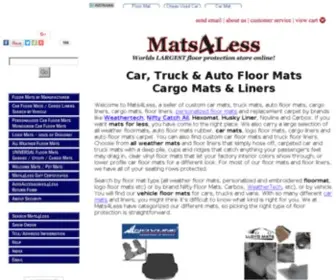 Mats4Less.com(Car Mats) Screenshot