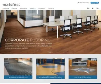 Matsinc.com(We provide flooring innovations across 3 lines of business) Screenshot