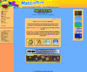 Matsoft.nl(Veel spelletjes) Screenshot