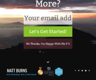 Matt-Burns.com(Matt burns travel) Screenshot