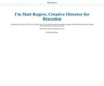 Matt-Rogers.co.uk(Matt Rogers) Screenshot