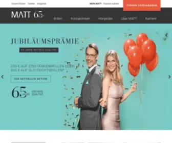 Matt.de(Brillen und Hörgeräte von MATT) Screenshot