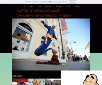 Mattacchionivolanti.com(HOME) Screenshot