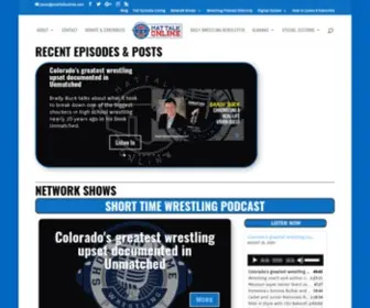 Mattalkonline.com(The Mat Talk Podcast Network) Screenshot