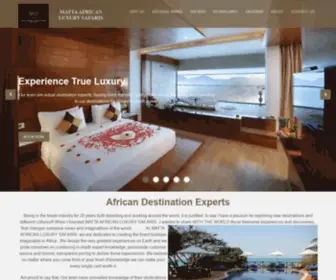 Mattaluxury.com(Matta African Luxury) Screenshot