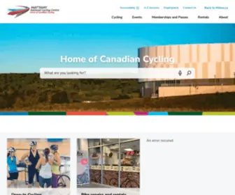 Mattamynationalcyclingcentre.ca(Mattamy National Cycling Centre Home) Screenshot