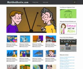 Mattandaustin.com(Free Webcomic) Screenshot